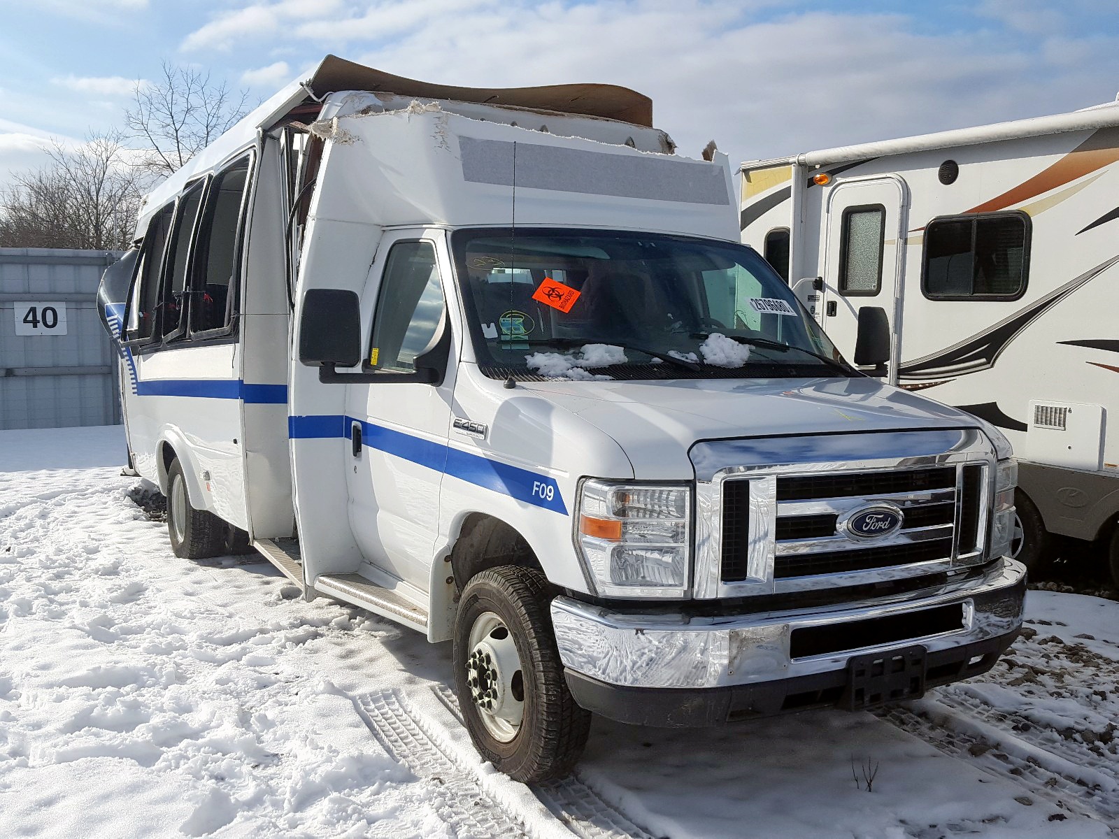 2016 FORD ECONOLINE E450 SUPER DUTY CUTAWAY VAN For Sale ON LONDON