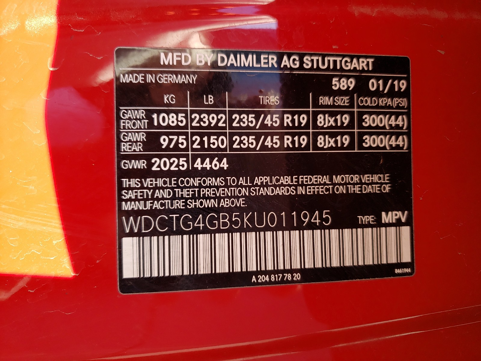 Mercedes-benz Gla 250 4m 2019