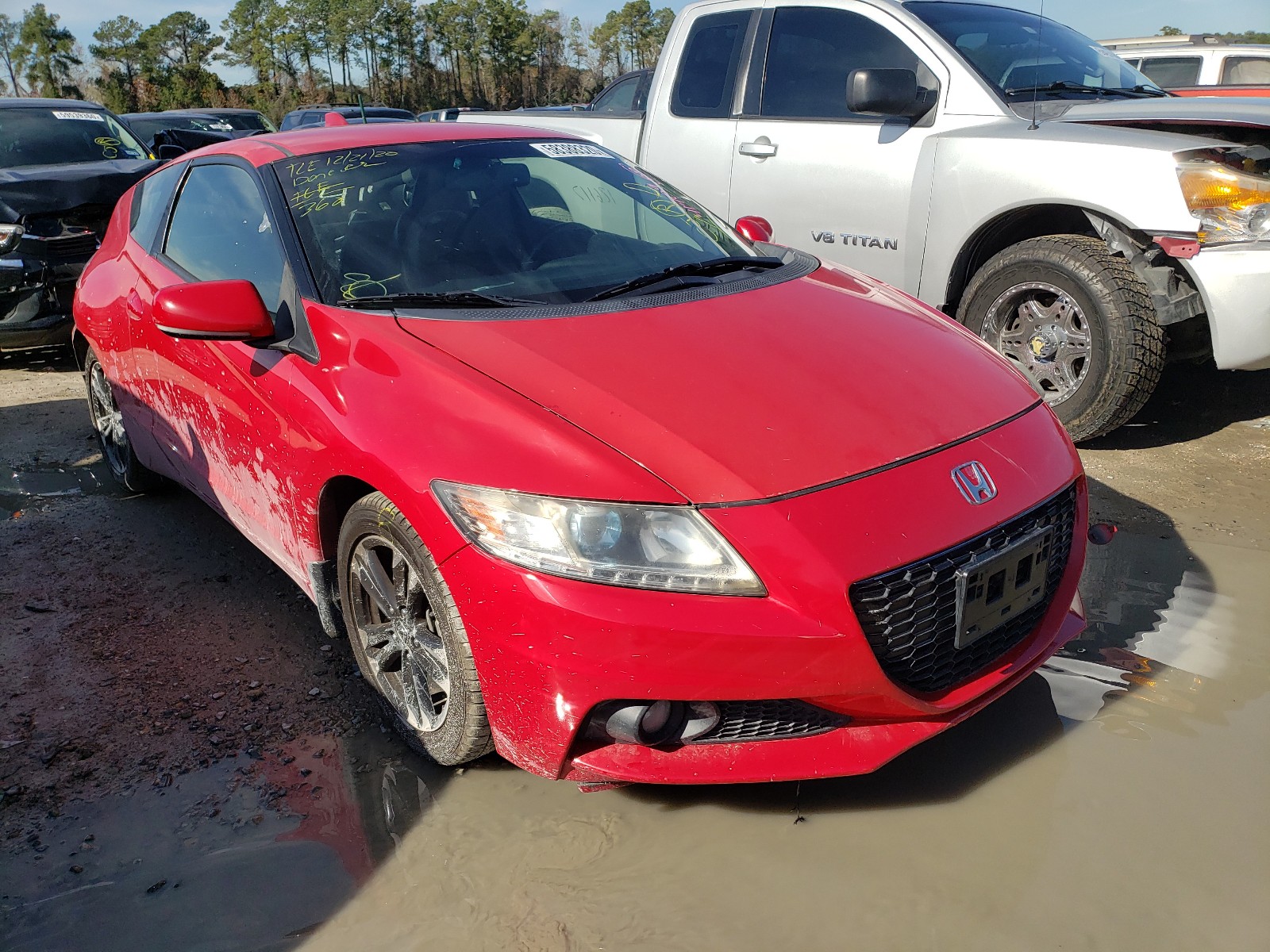 Honda CR Z красная