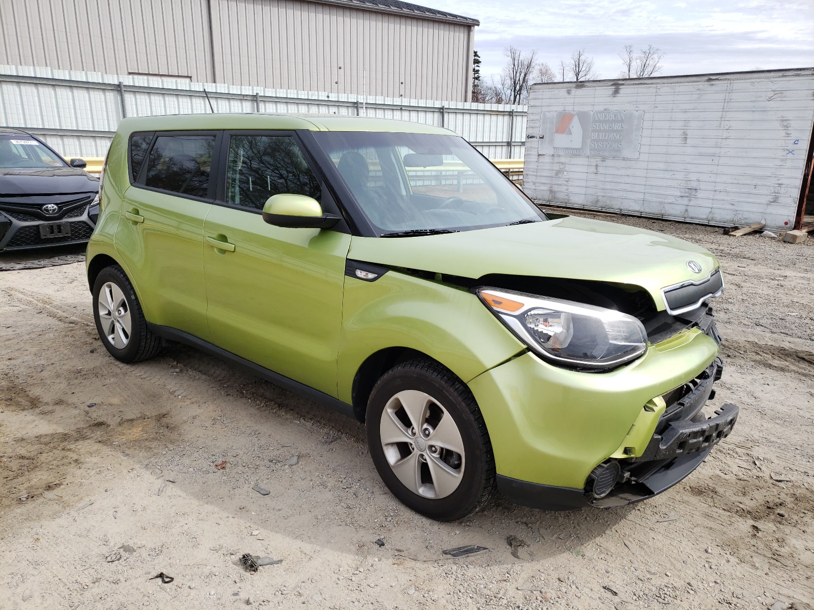 Kia Soul 2014 зелёная