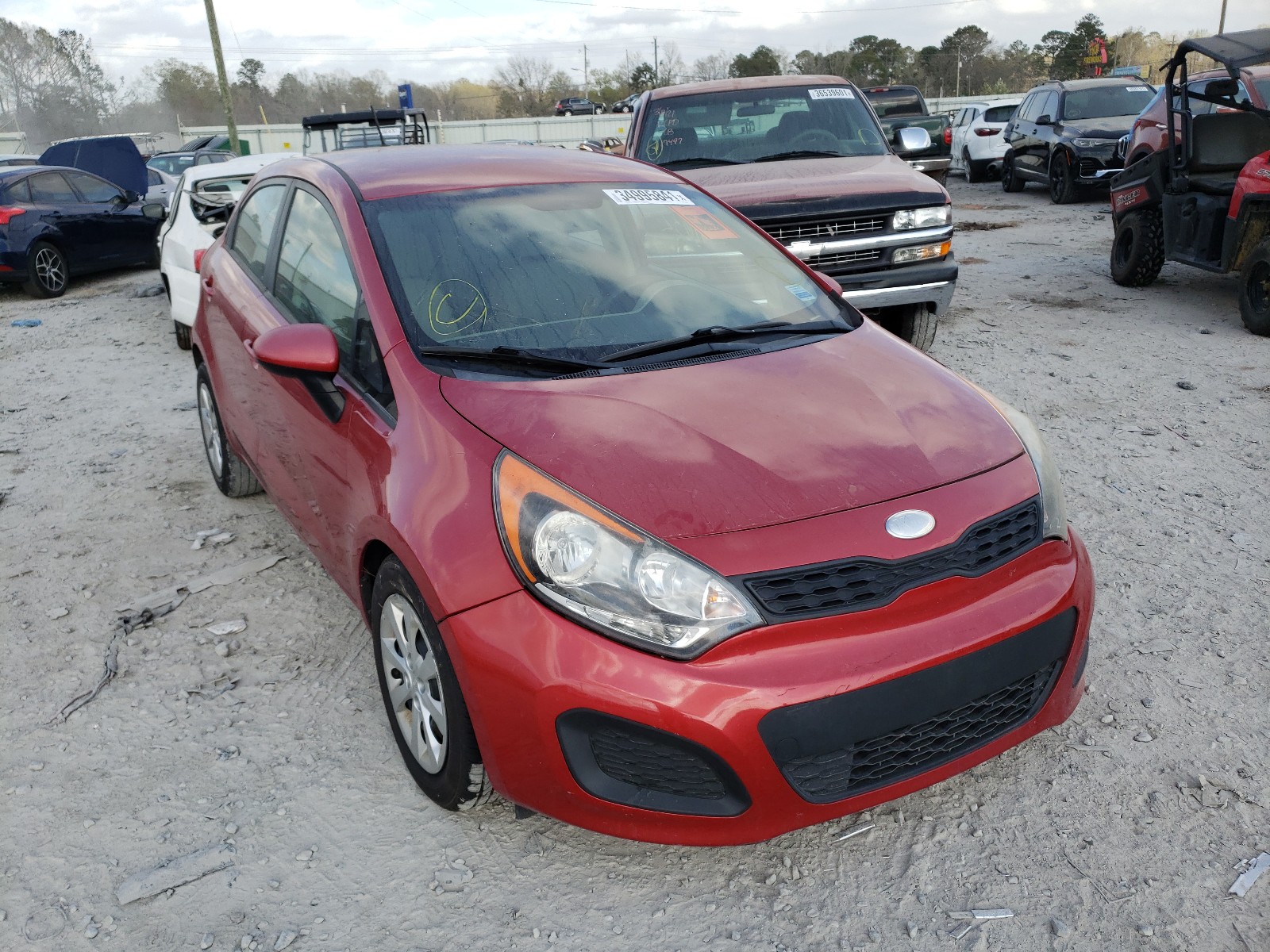 Kia Rio 2014 Red