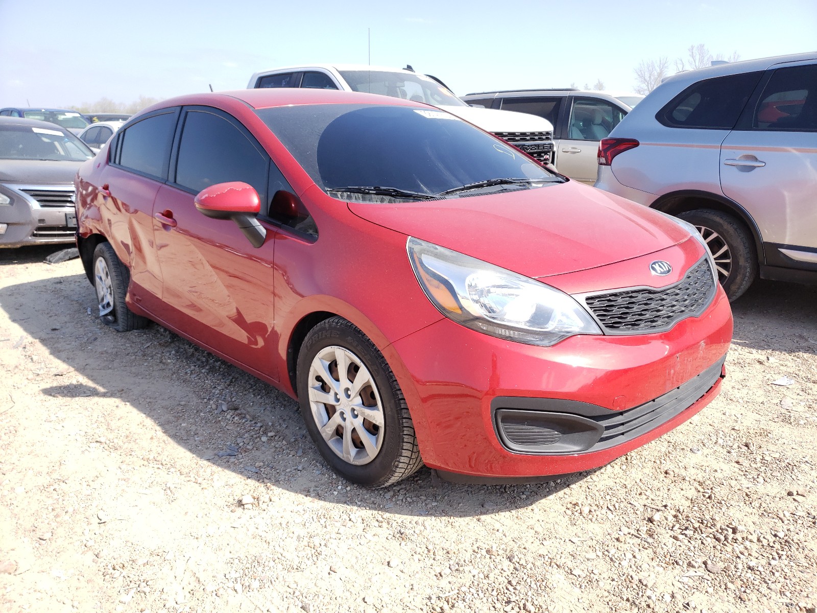 Kia Rio 2015 Red