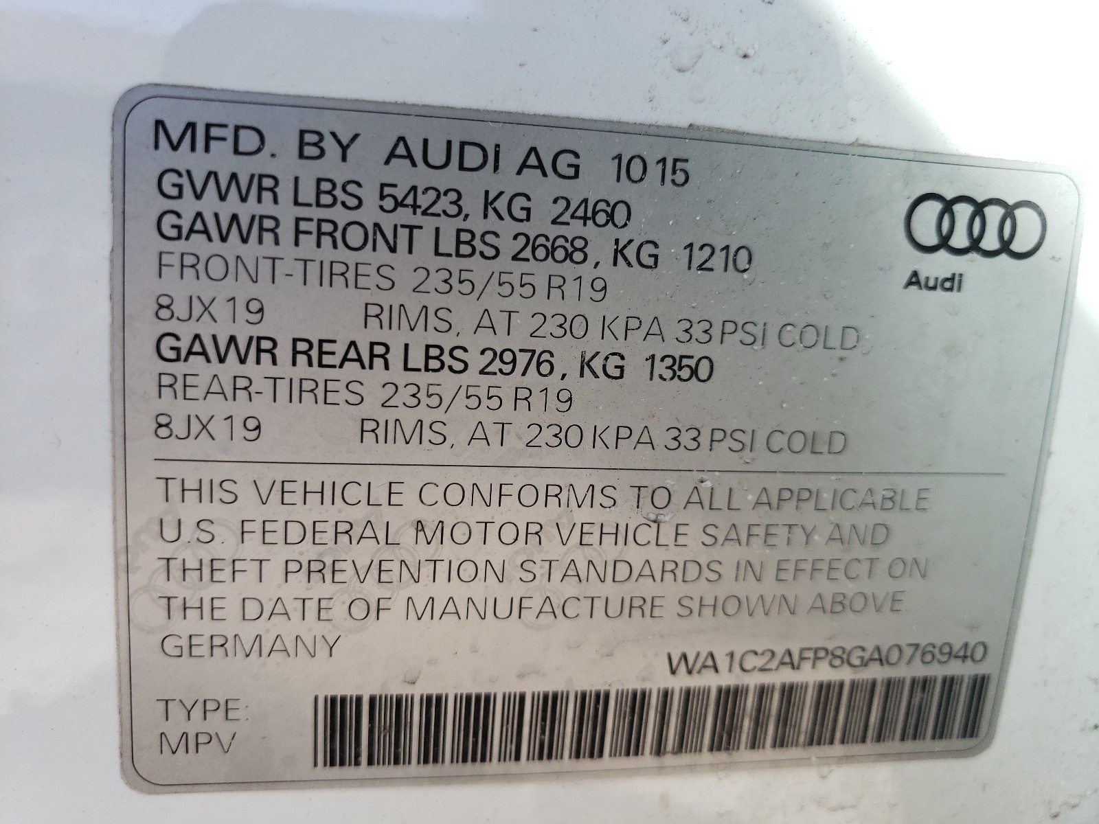 Audi Q5 premium 2016