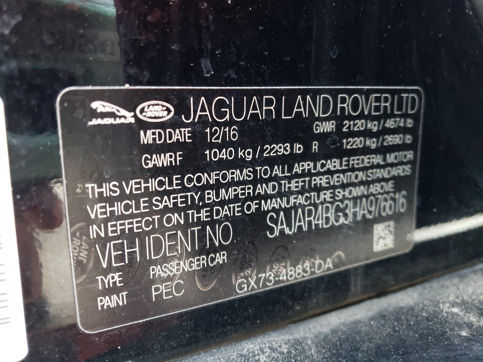 Jaguar Xe 2017