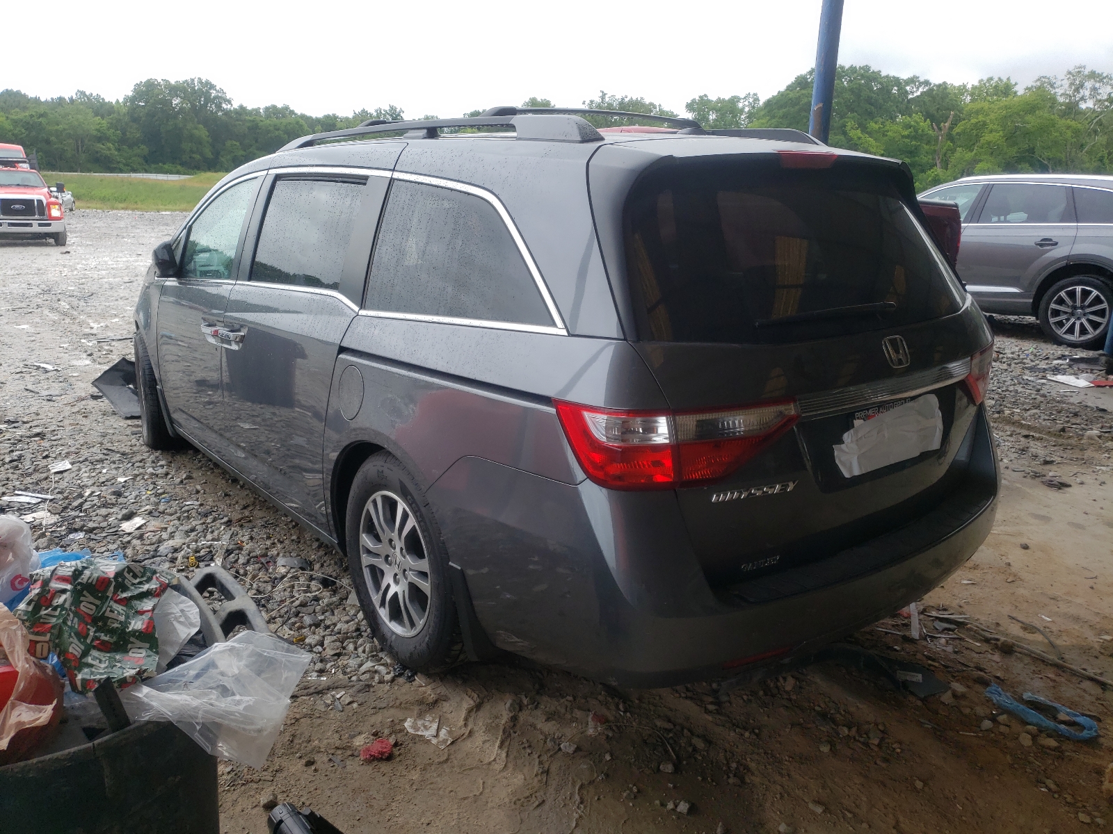 2012 HONDA ODYSSEY EXL VIN: 5FNRL5H60CB037415