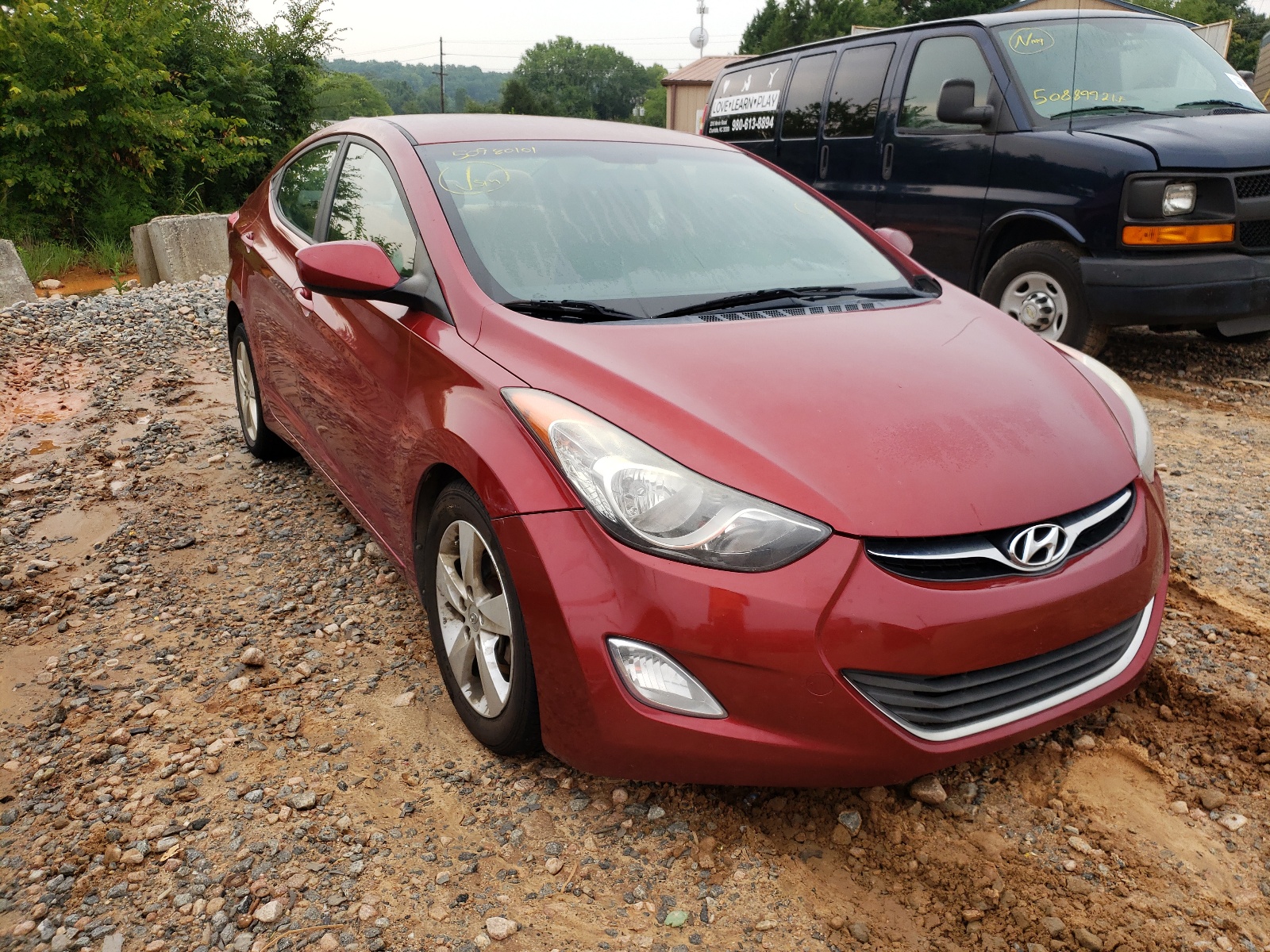 2013 Hyundai Elantra Gl 1.8L en Venta en China Grove, NC - Side