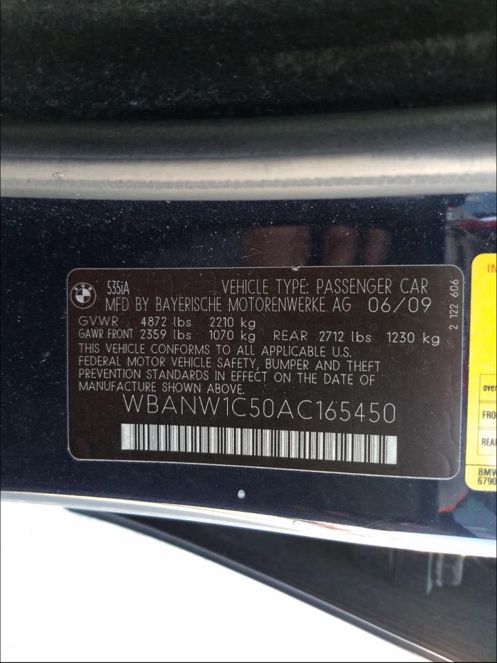 BMW 535 I 2010 BMW 535 I 2010