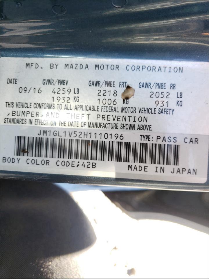 Mazda 6 Touring 2017 Mazda 6 Touring 2017