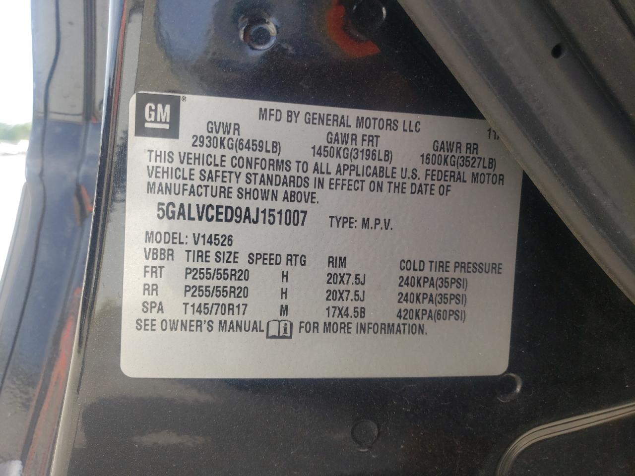 Buick Enclave CX 2010 Buick Enclave CX 2010