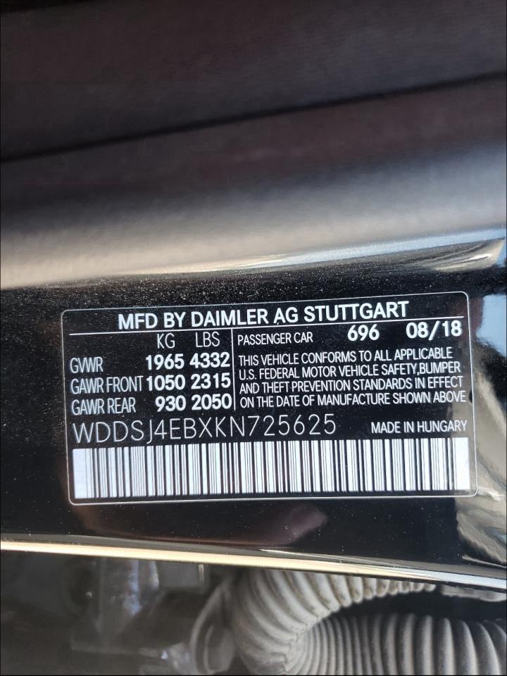 Mercedes-benz Cla 250 2019