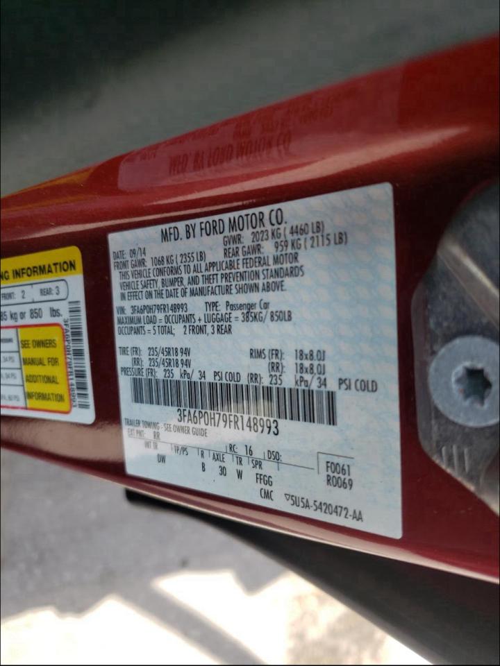 Ford Fusion SE 2015 Ford Fusion SE 2015