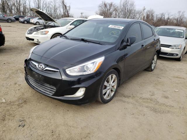 2014 HYUNDAI ACCENT GLS VIN: KMHCU4AE6EU590669