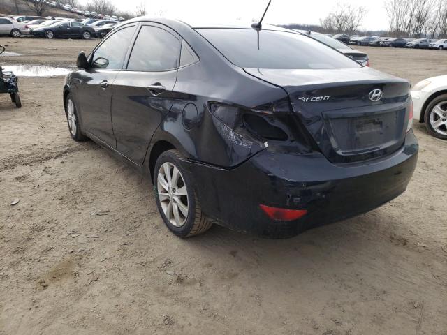 2014 HYUNDAI ACCENT GLS VIN: KMHCU4AE6EU590669