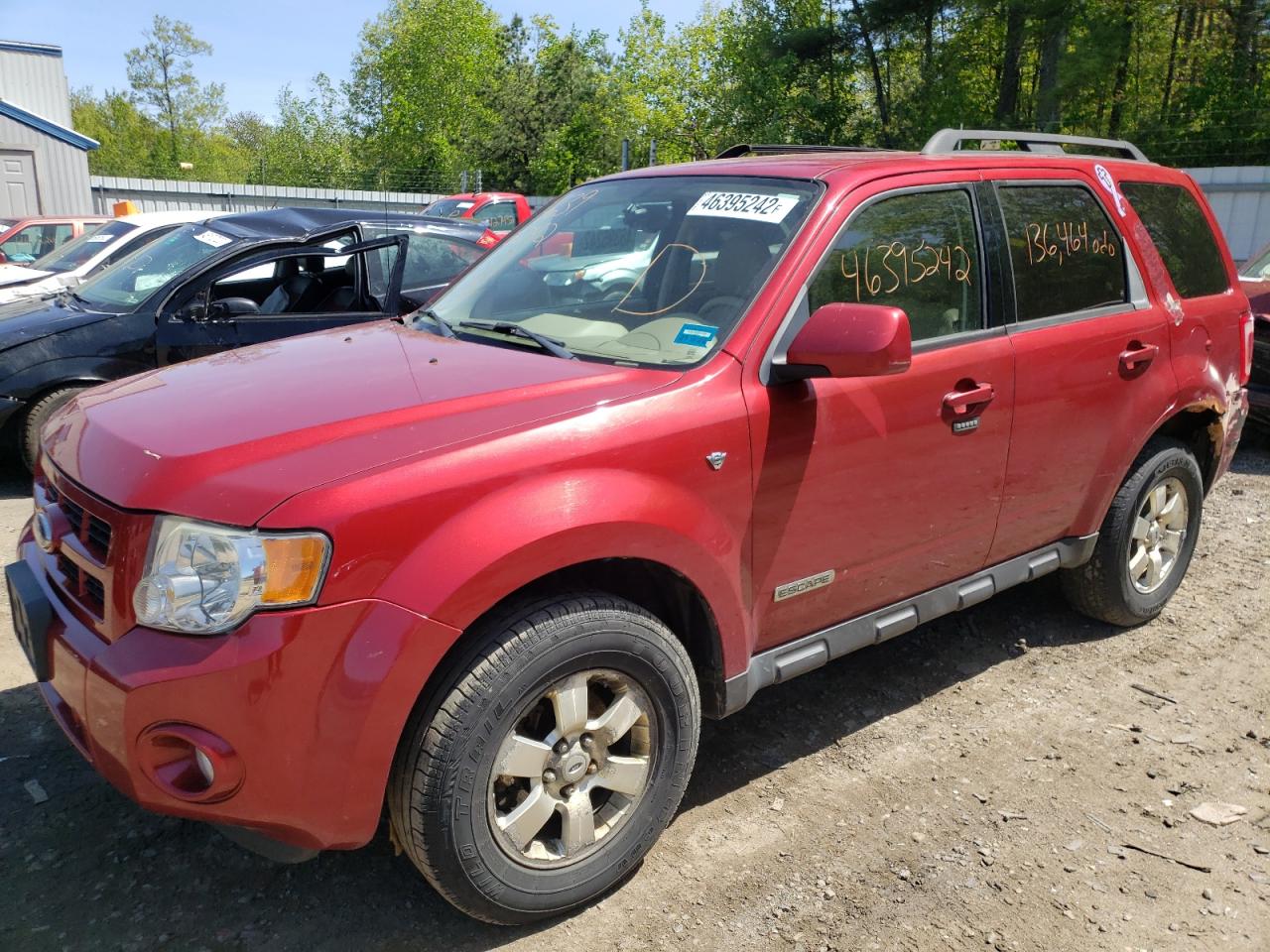 2008 FORD ESCAPE LIMITED VIN: 1FMCU94148KB08500