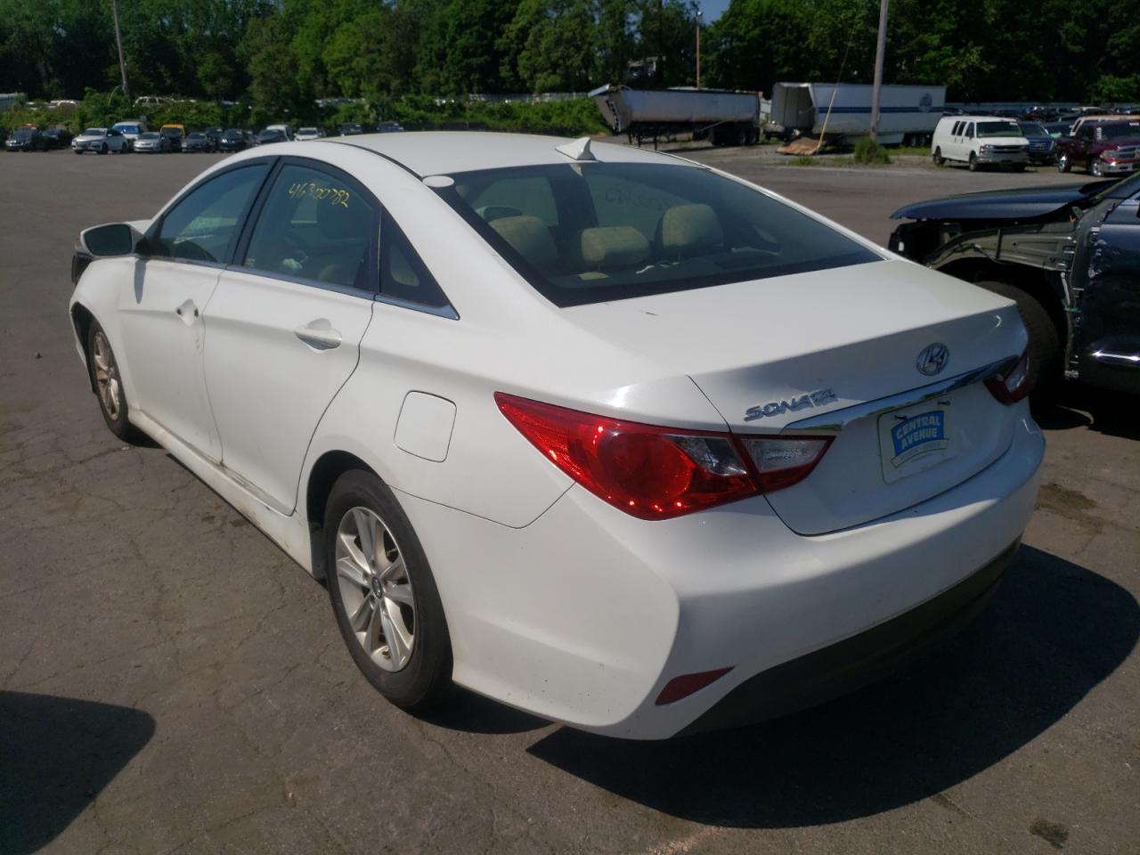 2014 HYUNDAI SONATA GLS VIN: 5NPEB4AC1EH904983