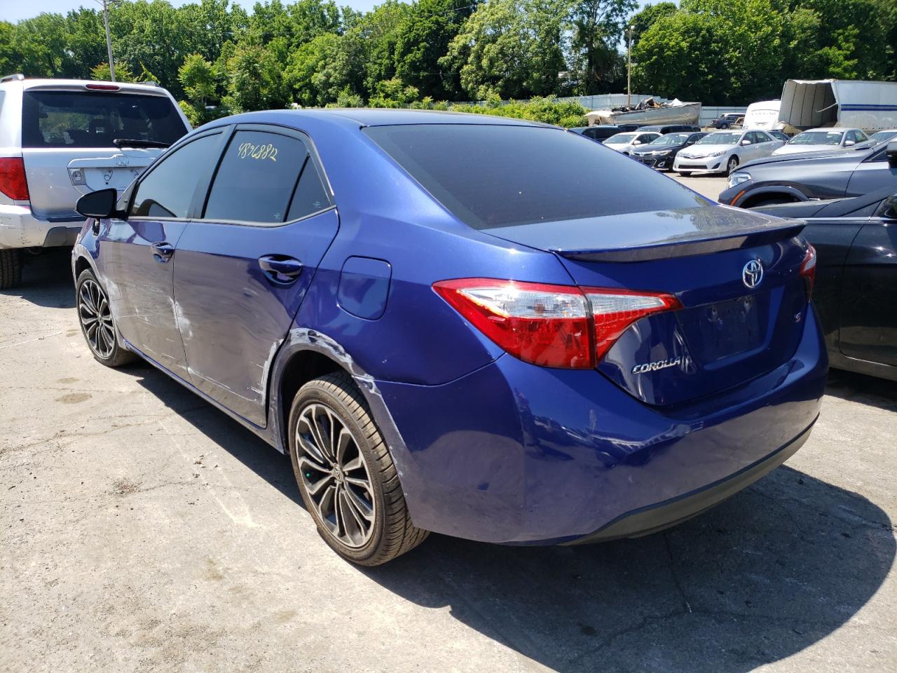 2015 TOYOTA COROLLA L VIN: 2T1BURHE9FC384313