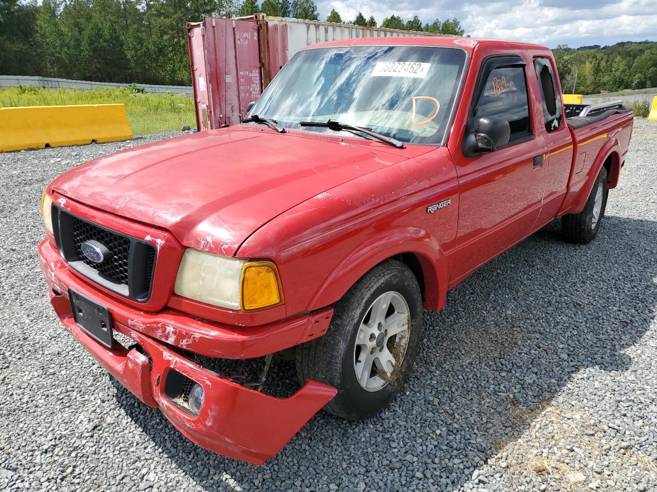 2005 FORD RANGER SUPER CAB VIN: 1FTYR44U65PA68508