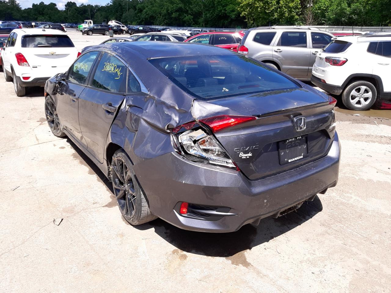 2019 HONDA CIVIC SPORT VIN: 19XFC2E85KE001151