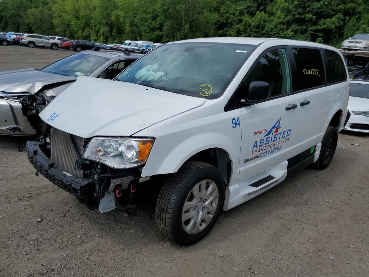 2019 DODGE GRAND CARAVAN SE VIN: 2C7WDGBG3KR707851