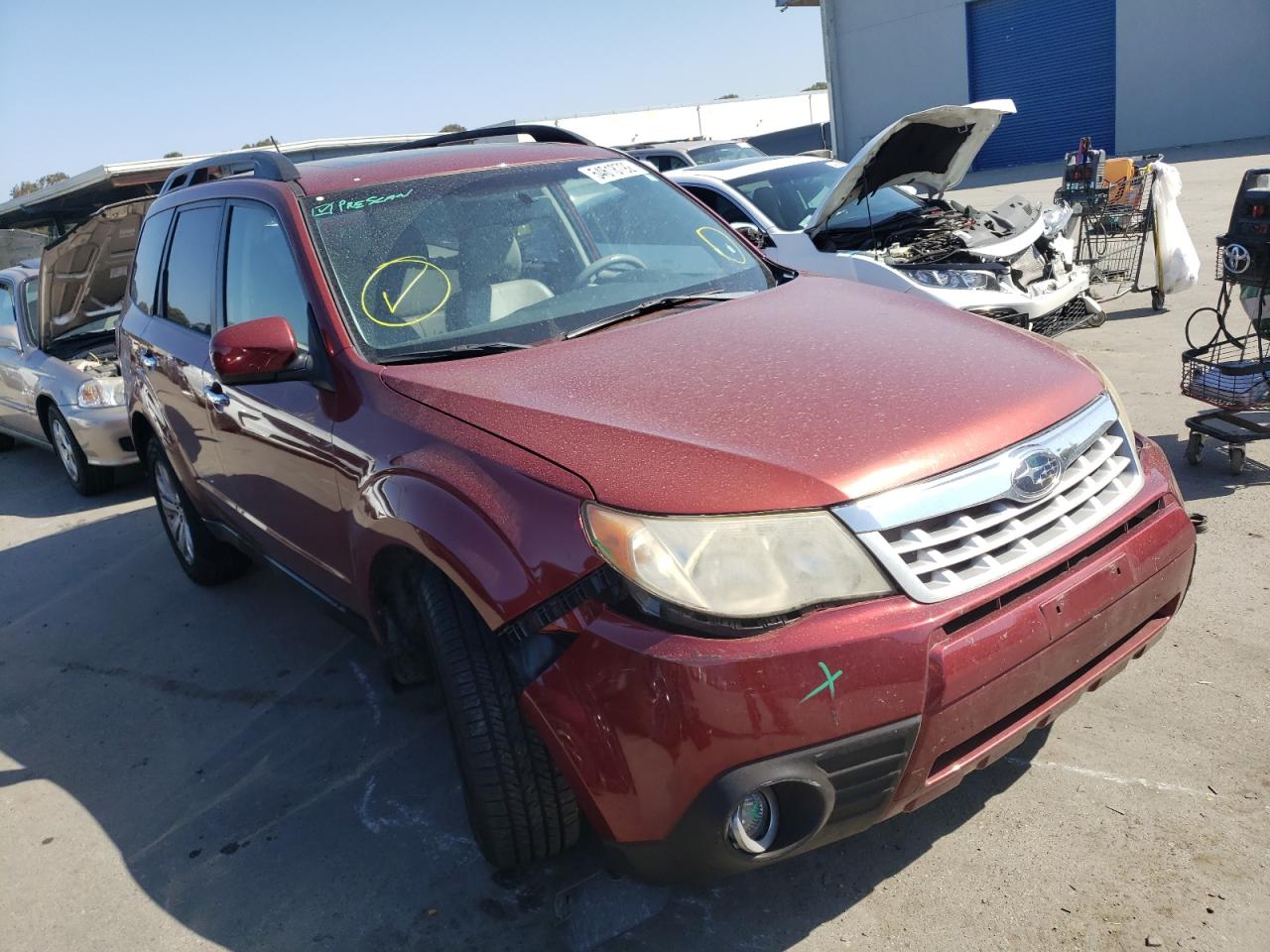 2011 SUBARU FORESTER LIMITED VIN: JF2SHAEC1BH728202