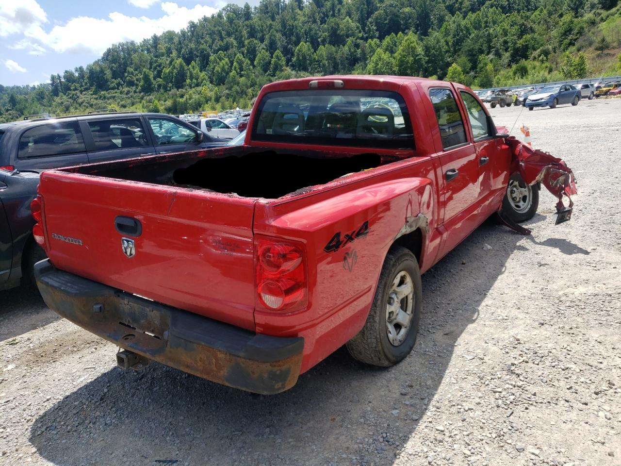 2007 DODGE DAKOTA QUAD VIN: 1D7HW28K17S128433