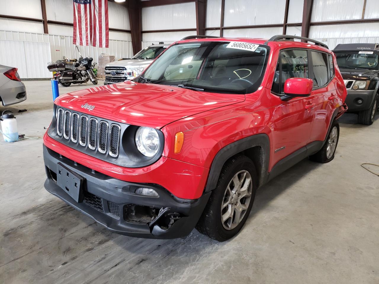 2016 JEEP RENEGADE LATITUDE VIN: ZACCJABT9GPE16981