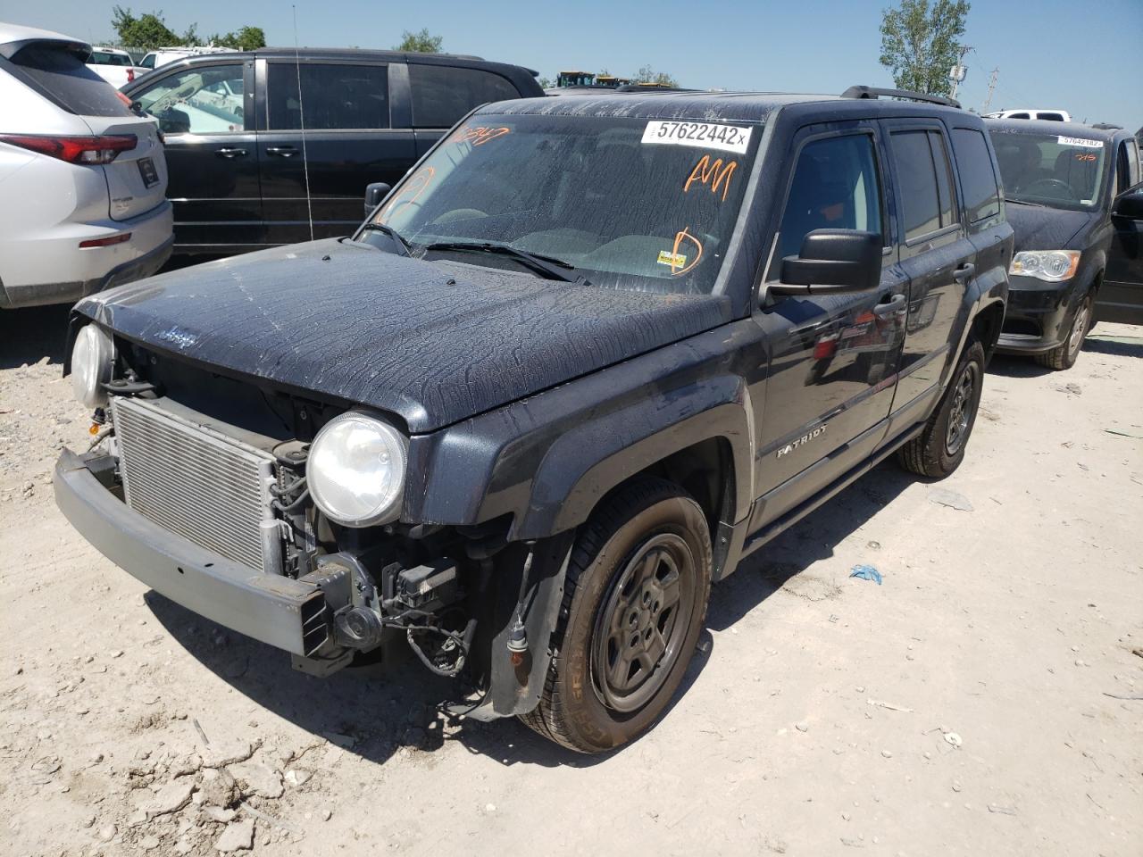 2014 JEEP PATRIOT SPORT VIN: 1C4NJPBA0ED550347