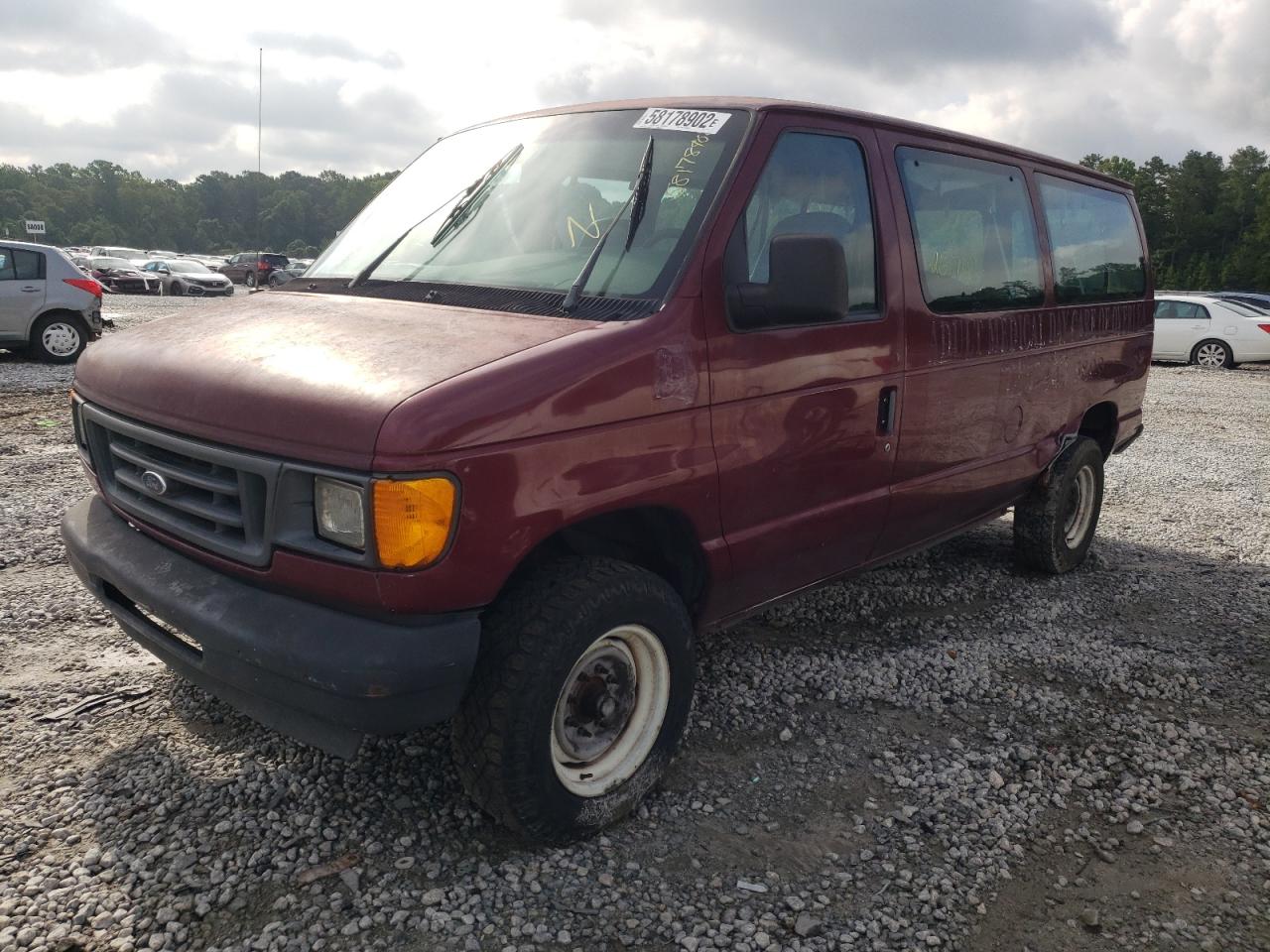 2003 FORD ECONOLINE E350 SUPER DUTY WAGON VIN: 1FBNE31L03HB54946