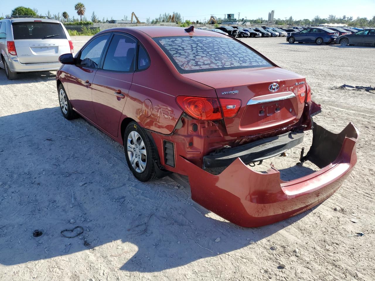 2010 HYUNDAI ELANTRA BLUE VIN: KMHDU4AD2AU925819