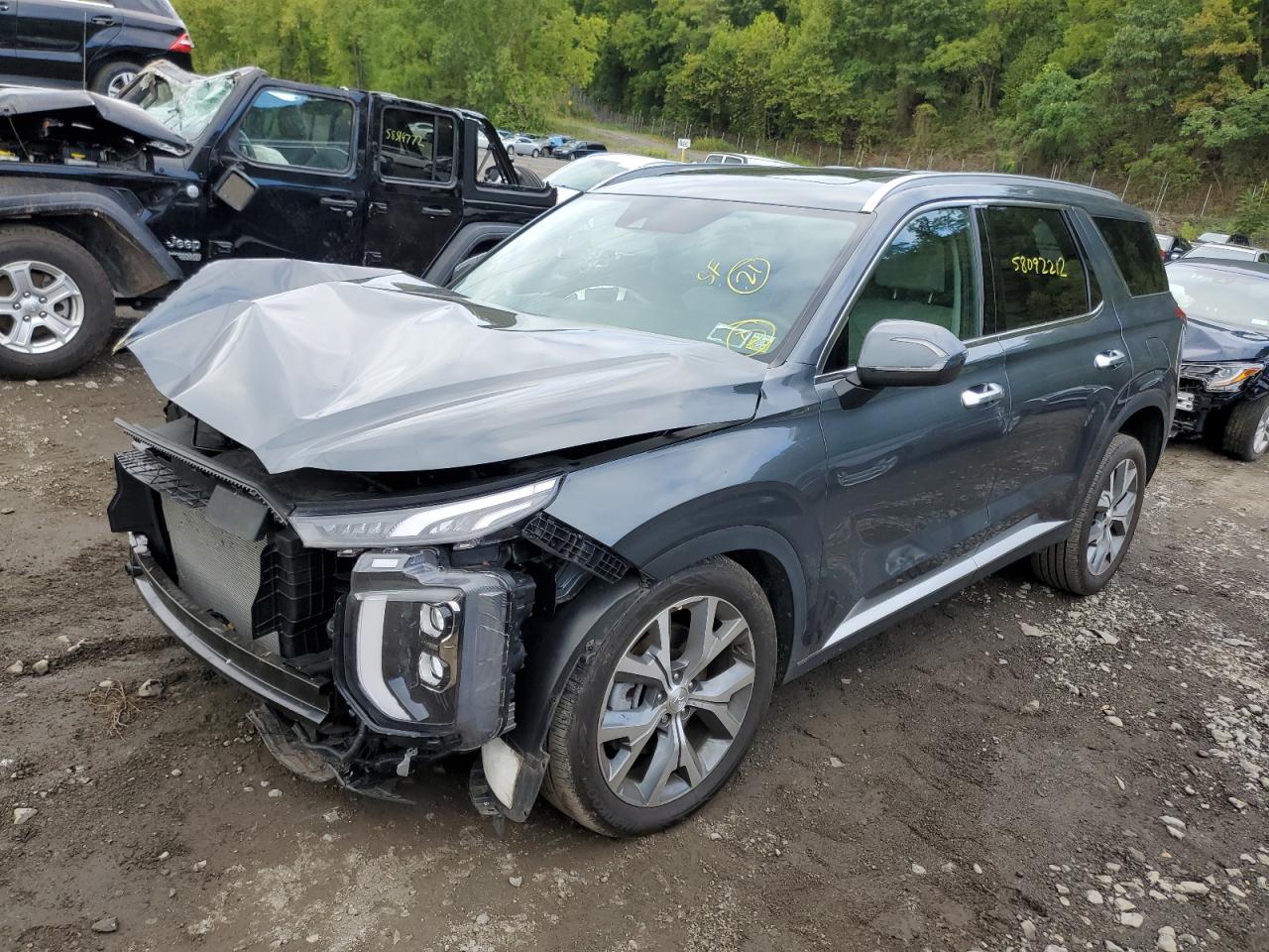 2021 HYUNDAI PALISADE SEL VIN: KM8R4DHE5MU237645