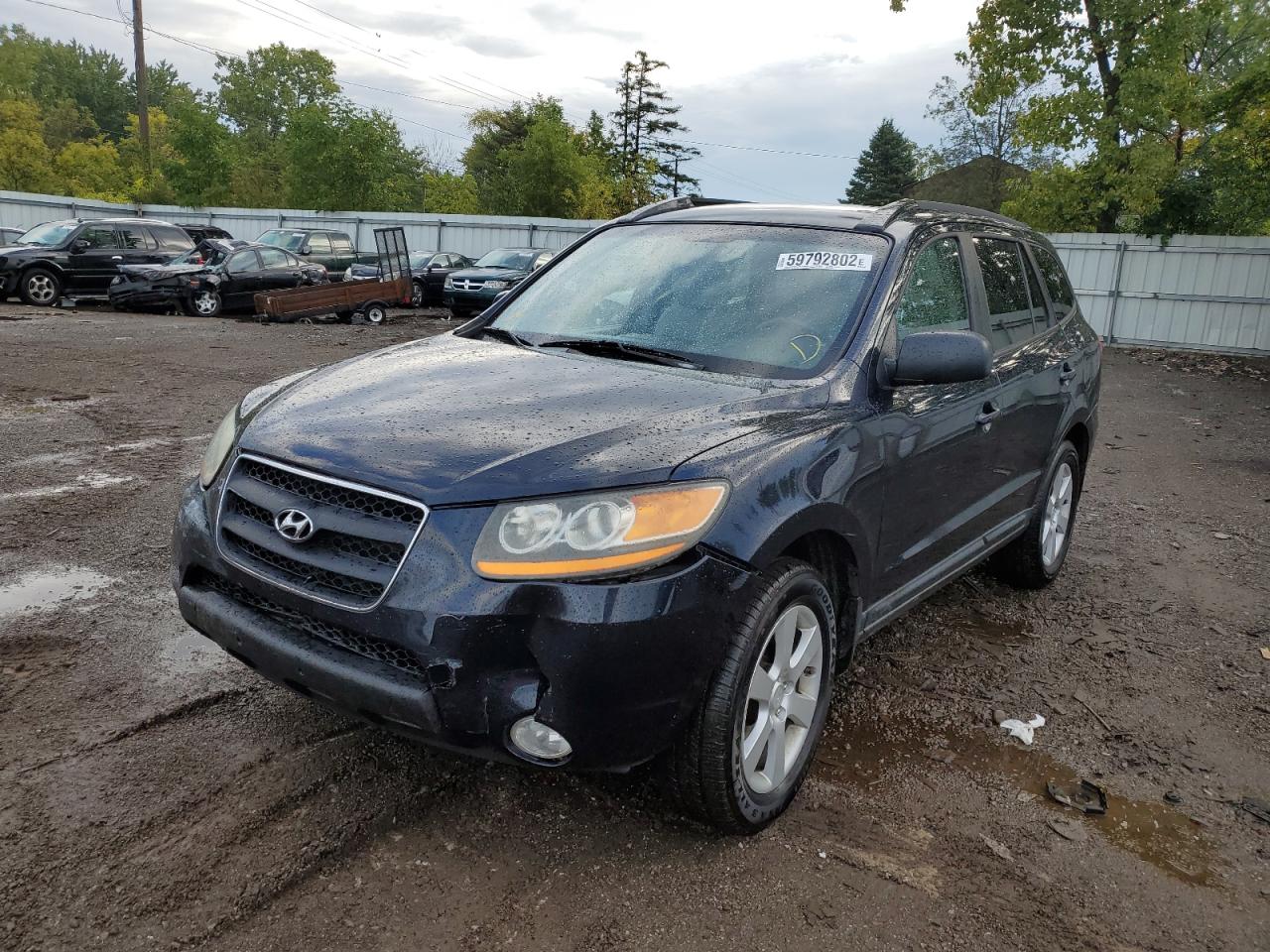 2008 HYUNDAI SANTA FE SE VIN: 5NMSH13E68H212329