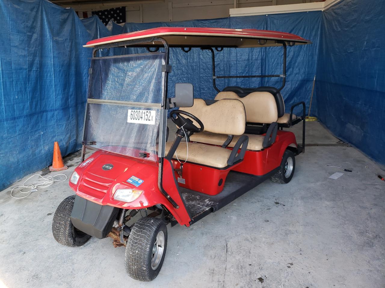 2018 CAGIVA GOLF CART VIN: 16050037
