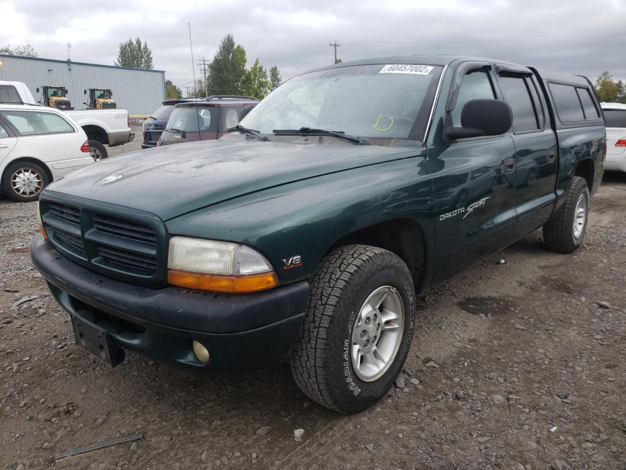 2000 DODGE DAKOTA QUAD VIN: 1B7GL2AN1YS678526