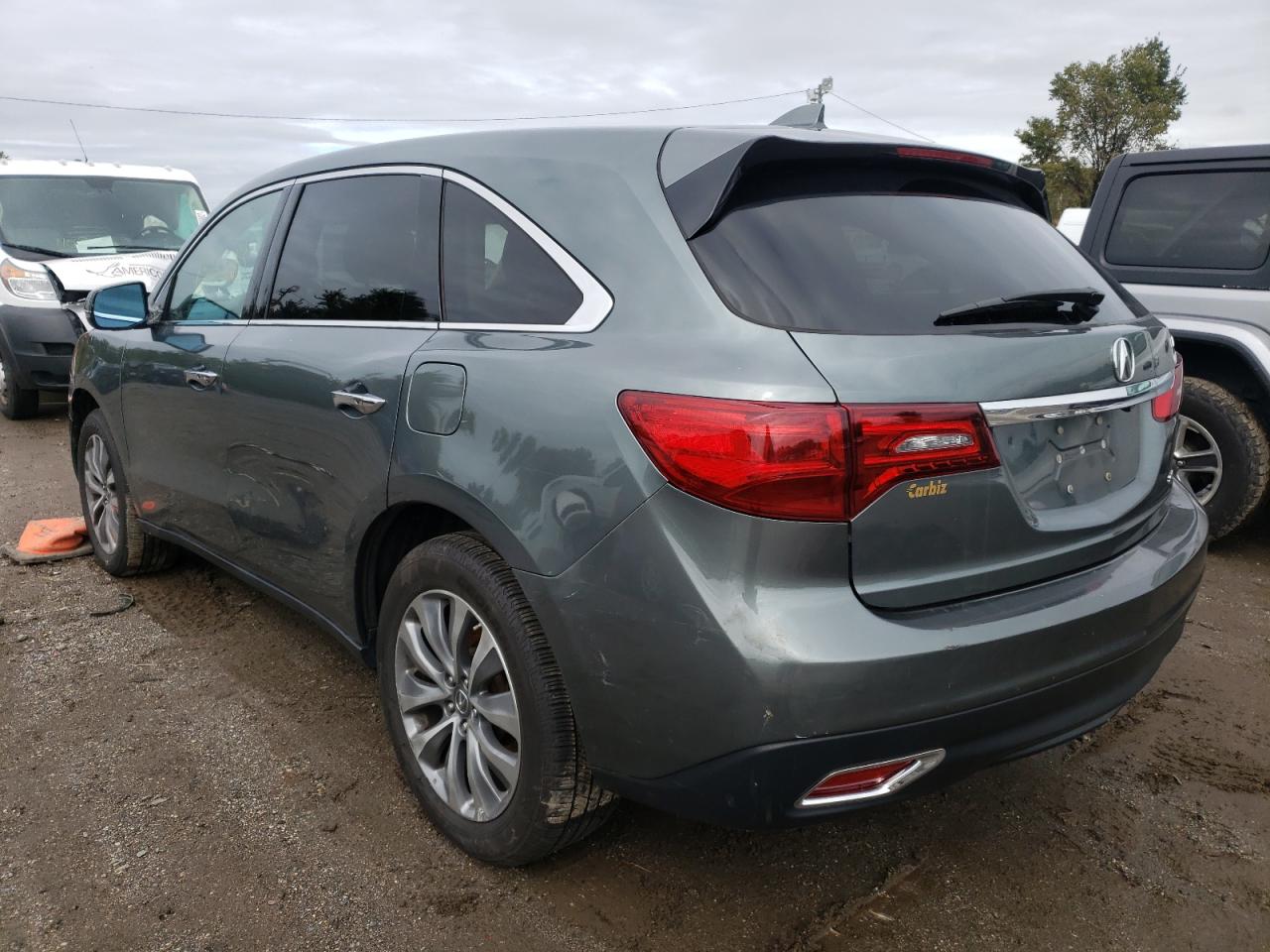 2014 ACURA MDX TECHNOLOGY VIN: 5FRYD4H40EB043136