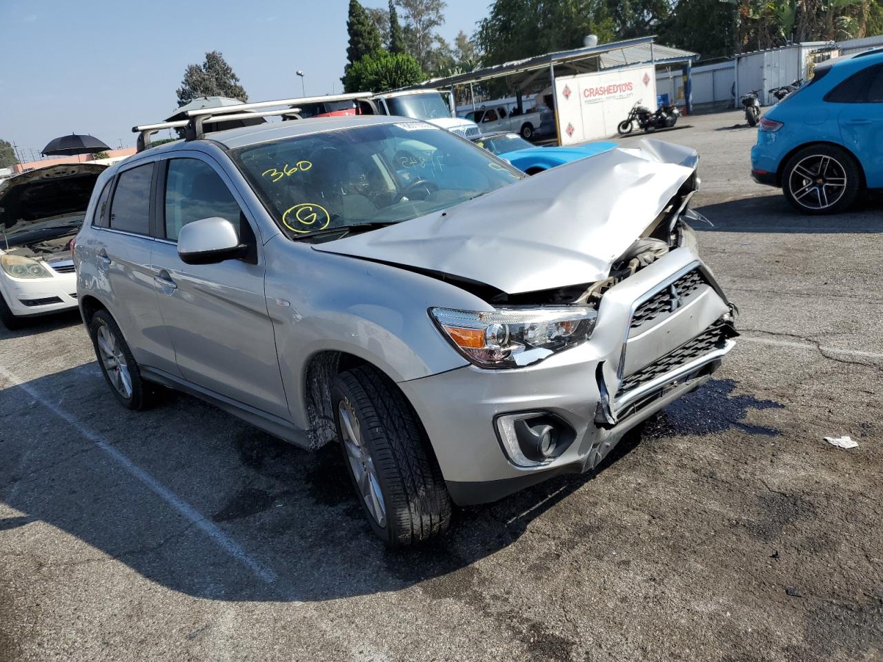 2015 MITSUBISHI OUTLANDER SPORT SE VIN: 4A4AP4AU8FE008778