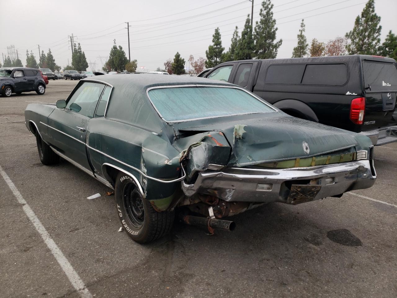 1972 CHEVROLET MONTE CARL VIN: 1H57H2L556904