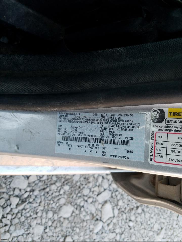 Ford Fiesta SEL 2011 Ford Fiesta SEL 2011