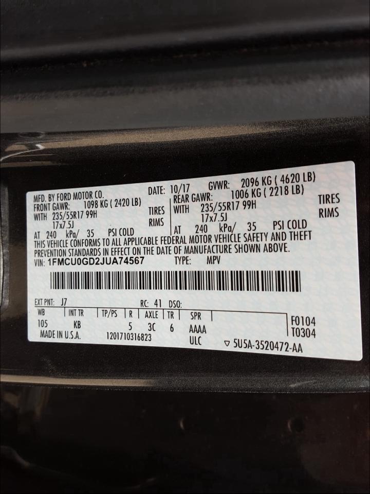 Ford Escape SE 2018 Ford Escape SE 2018