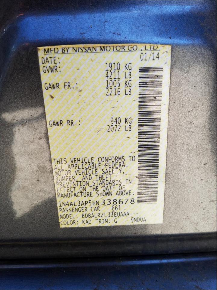 Nissan Altima 2.5 2014 Nissan Altima 2.5 2014