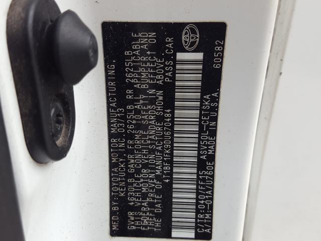 Prodazha Toyota Camry L 2013 L 2 5 Vin 4t1bf1fk9du670484 Iz Ssha Data Aukciona 01 07 2020