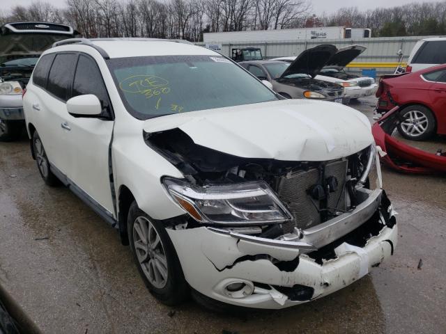 white 2016 nissan pathfinder