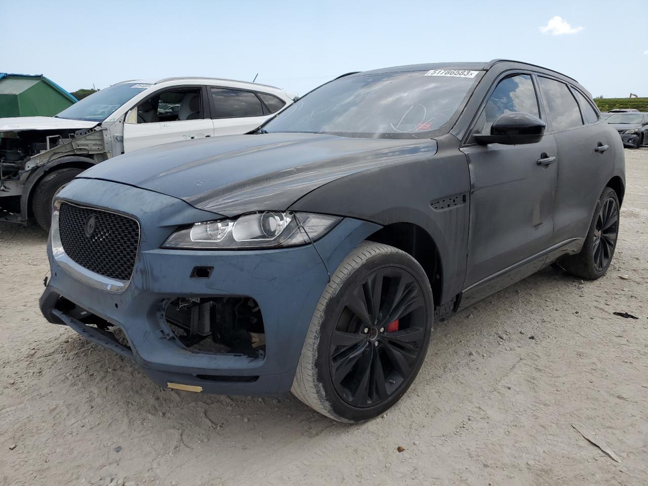 Jaguar f Pace 2017 черный