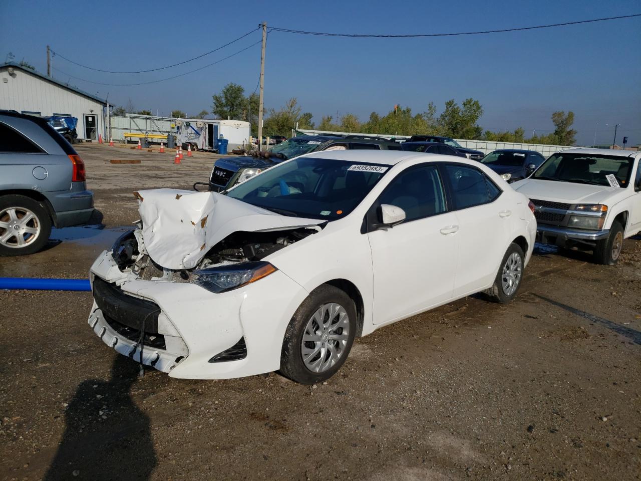 White Corolla Toyota 2008