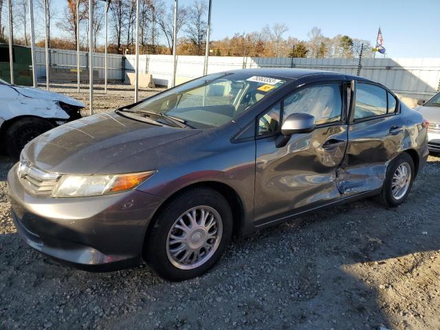 2012 HONDA CIVIC LX For Sale SC SPARTANBURG Wed Jan 10 2024