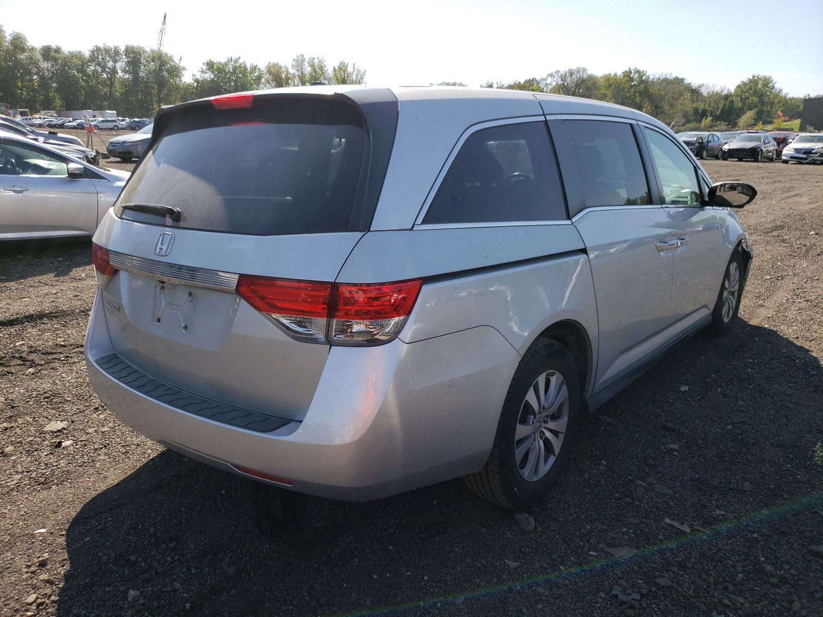 2014 Honda Odyssey Exl VIN: 5FNRL5H62EB096226 Lot: 43340154