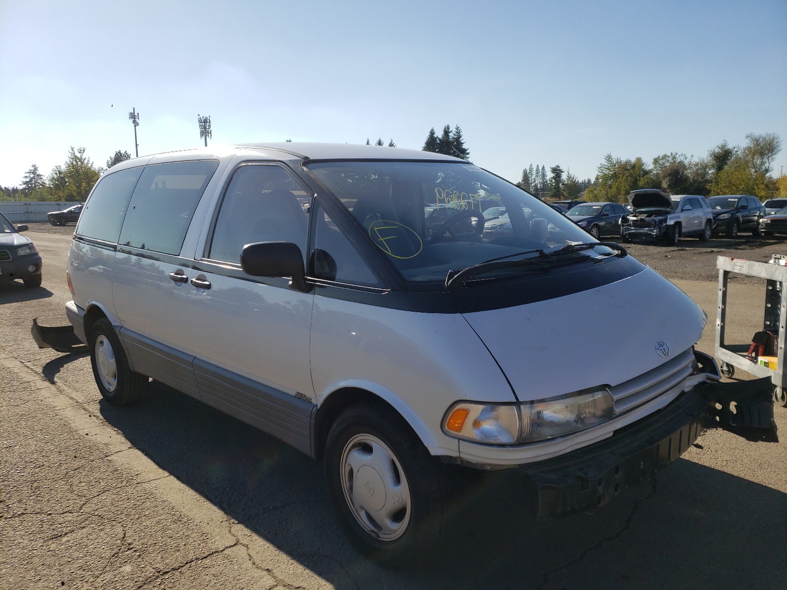 TOYOTA PREVIA LE 1993, JT3AC22S3P1016028 — Auto Auction Spot