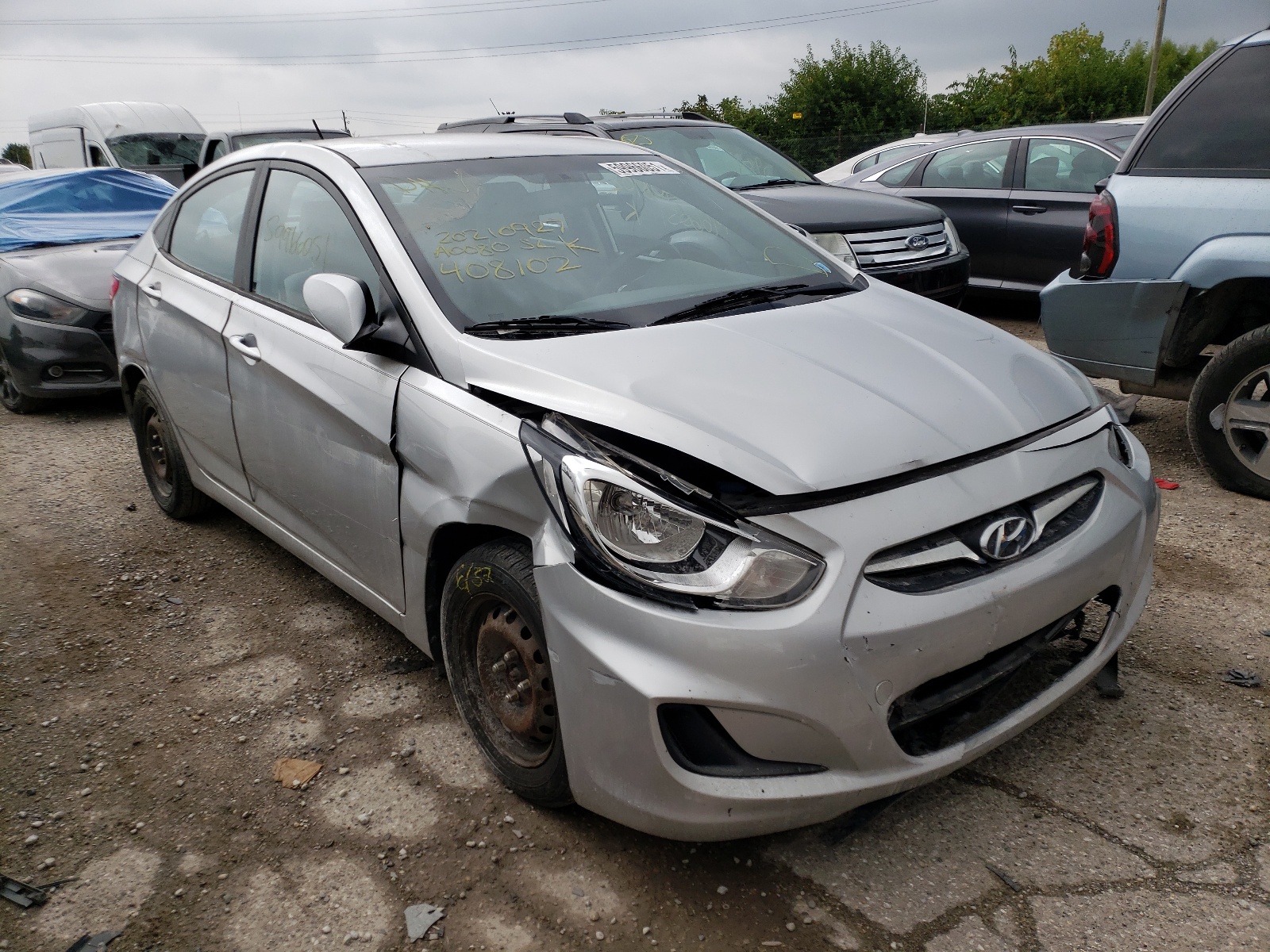 KMHCT4AE8DU408102 2013 Hyundai Accent Gls