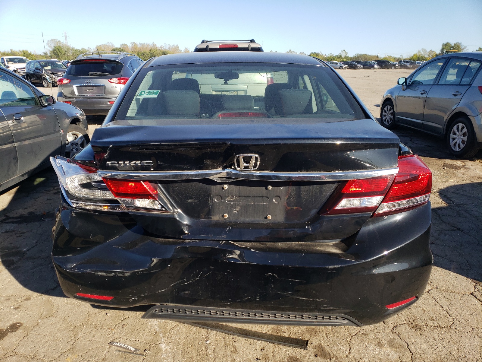 2015 Honda Civic Ex VIN: 19XFB2F88FE036757 Lot: 61842391