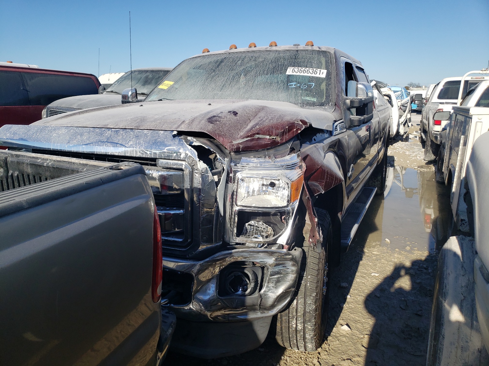 Lot #2501424279 2011 FORD F350 SUPER