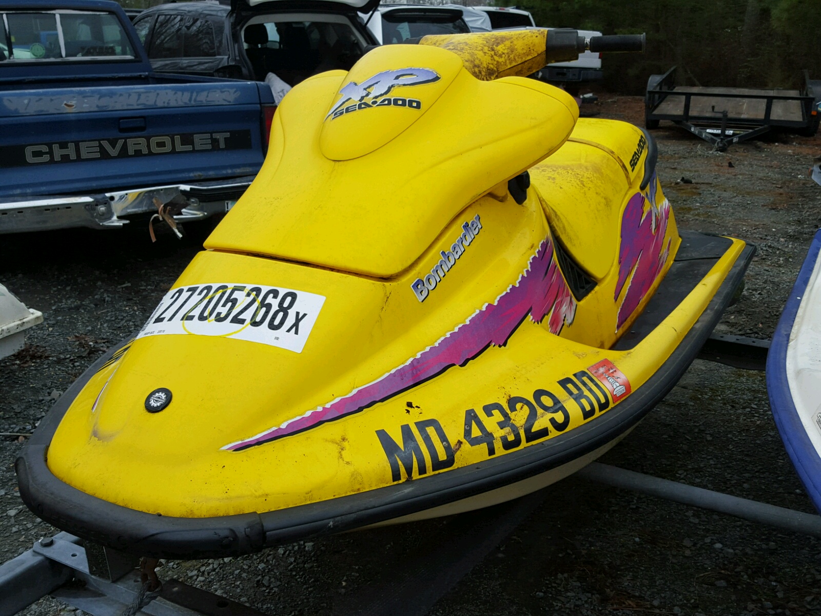 1996 Bombardier JETSKI Boat for Sale from Copart